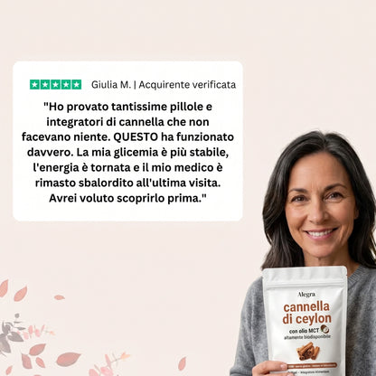 Alegra Softgel alla Cannella di Ceylon